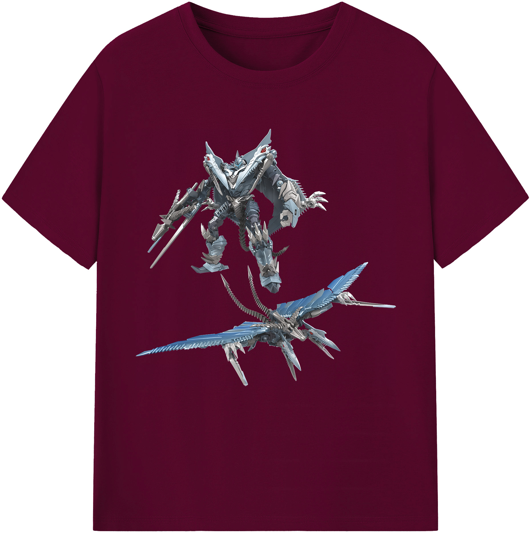 （画像用） Transformers トランスフォーマー レディースカジュアルプリントTシャツ（綿100％）